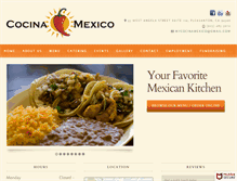 Tablet Screenshot of mycocinamexico.com